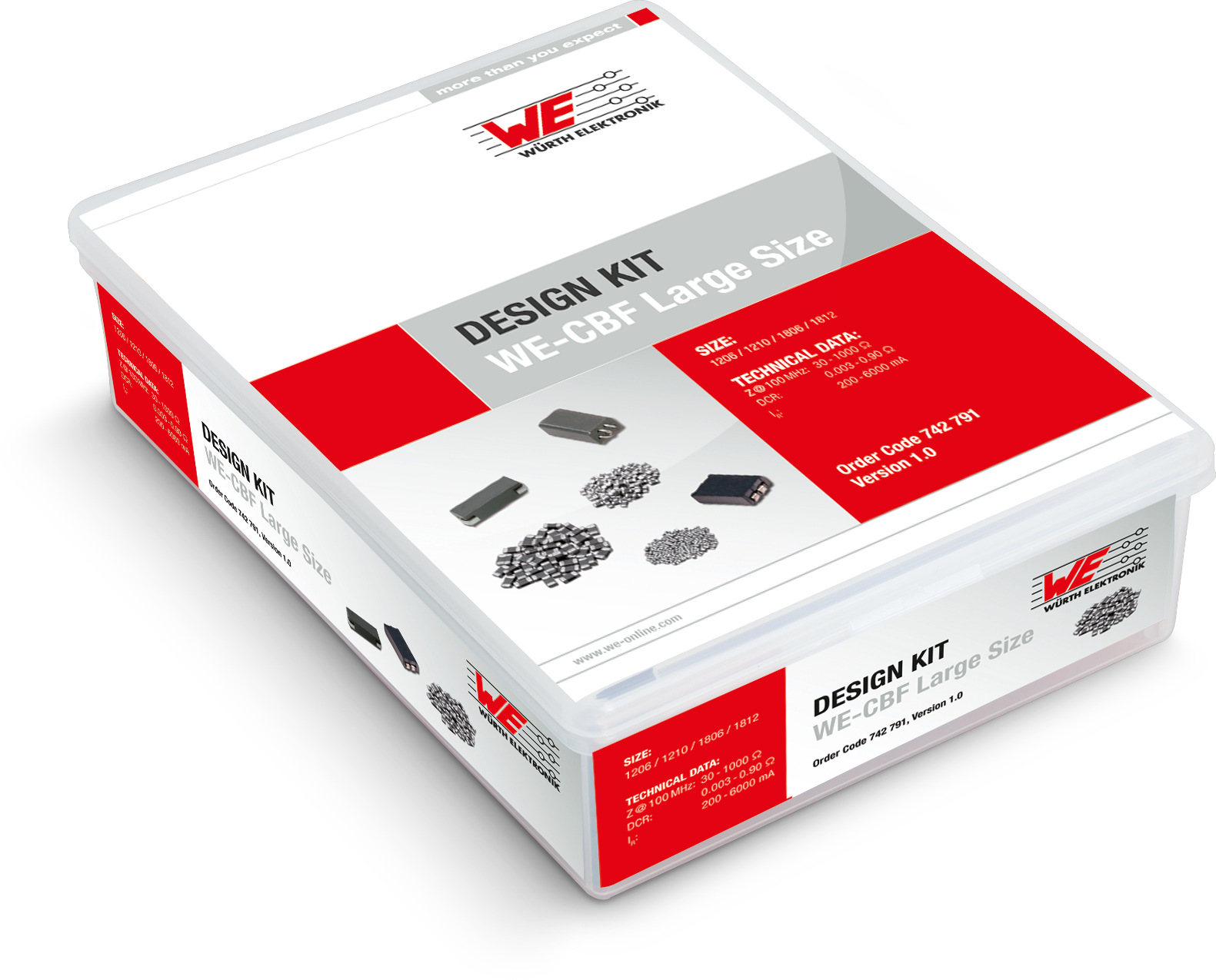 Design Kit WECBF/WEPBF/WECMS/WESUKW Ferrites Passive Components